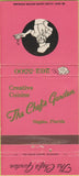 Matchbook Cover - The Chef's Garden Naples FL 30 Strike