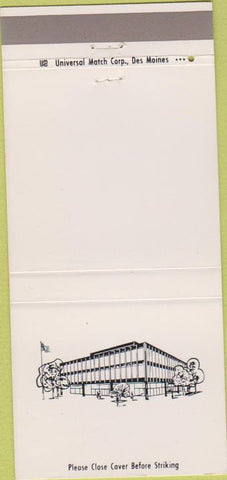 Matchbook Cover - Home Federal Savings Loan Des Moines IA 30 Strike