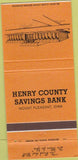 Matchbook Cover - Henry County Savings Bank Mount Pleasant IA 30 Strike