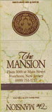 Matchbook Cover - The Mansion Voorhees NJ 30 Strike
