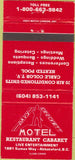 Matchbook Cover - Davy Crockett Motel Abbotsford BC 30 Strike