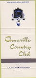 Matchbook Cover - Amarillo Country Club TX 30 Strike
