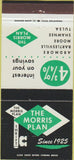 Matchbook Cover - Morin Plan Ardmore Moore Shawnee Tulsa OK 30 Strike