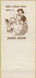 Matchbook Cover - First State Bank Mapleton IA Smithland 30 Strike