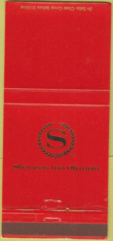 Matchbook Cover - Sheraton Inn Olympia WEAr 30 Strike
