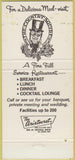 Matchbook Cover - Quality Inn Bedford PA 30 Strike