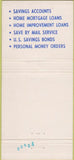 Matchbook Cover - Union Savings Loan Lansing MI 30 Strike