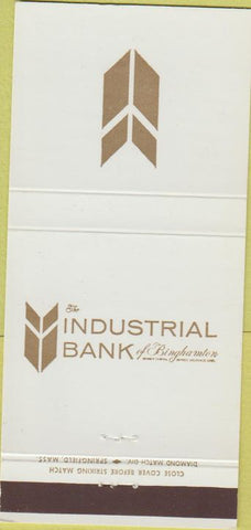 Matchbook Cover - Industrial Bank Binghamton NY 30 Strike