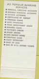Matchbook Cover - Industrial Bank Binghamton NY 30 Strike