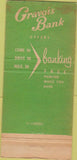 Matchbook Cover - Gravois Bank ST Louis MO 30 Strike