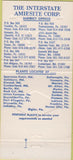 Matchbook Cover - Interstate Amiesite Paving Concordville PA 30 Strike