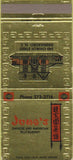 Matchbook Cover - Jung's Chinese Restaurant Greensboro NC 30 Strike