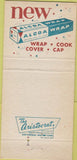 Matchbook Cover - Alcoa Aluminum Los Angeles CA aluminum foil 30 Strike