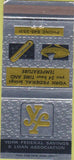 Matchbook Cover - York Federal Savings Loan PA 30 Strike