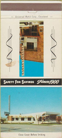 Matchbook Cover - First Federal Savings Youngstown OH 30 Strike