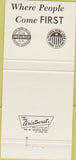 Matchbook Cover - First Federal Bank Decatur AL Hartselle WEAR 30 Strike