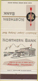 Matchbook Cover - Northern Bank Milwaukee WI 30 Strike