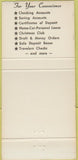 Matchbook Cover - Bank of Wisconsin Dells WI 30 Strike