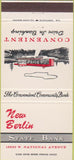 Matchbook Cover - New Berlin State Bank WI 30 Strike