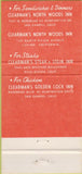 Matchbook Cover - Northern Woods San Gabriel CA WEAR 30 Strike