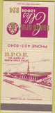 Matchbook Cover - Elks Club Santa Cruz CA 30 Strike