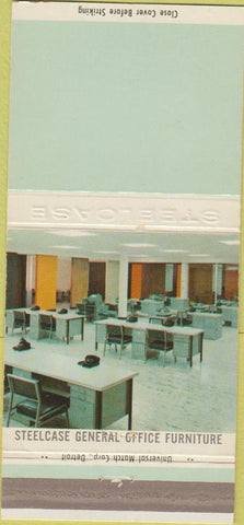 Matchbook Cover - Steelcase Office Furniture Blank 30 Strike