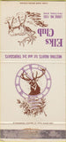 Matchbook Cover - Elks Club Owatonna MN WEAR 30 Strike