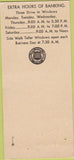 Matchbook Cover - North Shore National Bank Chicago IL 30 Strike