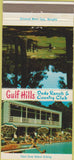 Matchbook Cover - Gulf Hills Dude Ranch Country Club Ocean Springs MS 30 Strike