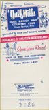Matchbook Cover - Gulf Hills Dude Ranch Country Club Ocean Springs MS 30 Strike