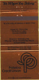 Matchbook Cover - Patelco Credit Union San Francisco CA 30 Strike