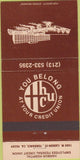 Matchbook Cover - Harbor Hospital Credit Union Torrance CA 30 Strike