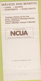 Matchbook Cover - Harbor Hospital Credit Union Torrance CA 30 Strike