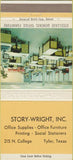 Matchbook Cover - Steelcase Office Furniture Tyler TX 30 Strike