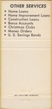 Matchbook Cover - National Savings Loan Milwaukee WI 30 Strike