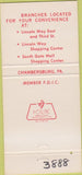 Matchbook Cover - Chambersburg Trust CO PA 30 Strike