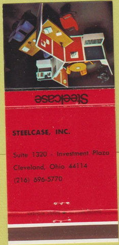 Matchbook Cover - Steelcase Office Furniture Cleveland OH 30 Strike