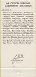 Matchbook Cover - Great Western Savings CA Branches 30 Strike