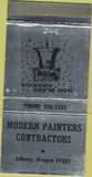Matchbook Cover - Modern Contractors Painters Albany OR WEAR 30 Strike