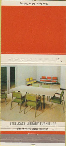 Matchbook Cover - Steelcase Office Furniture Blank 30 Strike