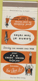 Matchbook Cover - Procter Gamble Credit Union 30 Strike