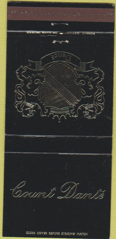 Matchbook Cover - County Dante 30 Strike