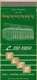 Matchbook Cover - East Lansing State Bank MI 30 Strike