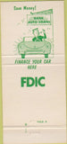 Matchbook Cover - East Lansing State Bank MI 30 Strike
