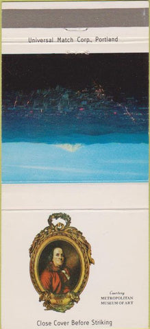Matchbook Cover - Benjamin Franklin Savings Loan Portland OR 30 Strike
