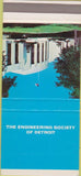 Matchbook Cover - Engineering Society of Detroit MI 30 Strike