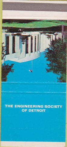 Matchbook Cover - Engineering Society of Detroit MI 30 Strike