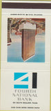 Matchbook Cover - Fourth National Bank Tulsa OK 30 Strike