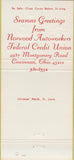 Matchbook Cover - Norwood Auto Workers Credit Union Cincinnati OH 30 Strike