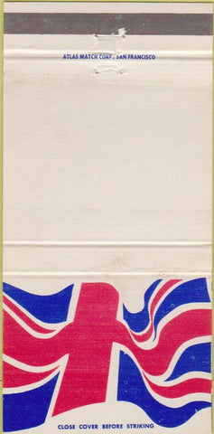 Matchbook Cover - Bank of London San Francisco Oakland Los Angeles 30 Strike
